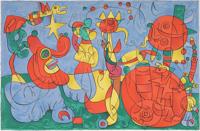 Joan Miro CHEZ LE ROI DE POLOGNE (House Of The King Of Poland) Lithograph - Sold for $3,072 on 02-21-2026 (Lot 82).jpg